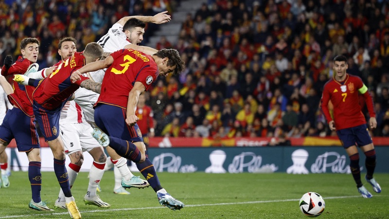 Cuộc chiến giữa Tây Ban Nha vs Georgia bị đánh giá là chênh lệch rất nhiều